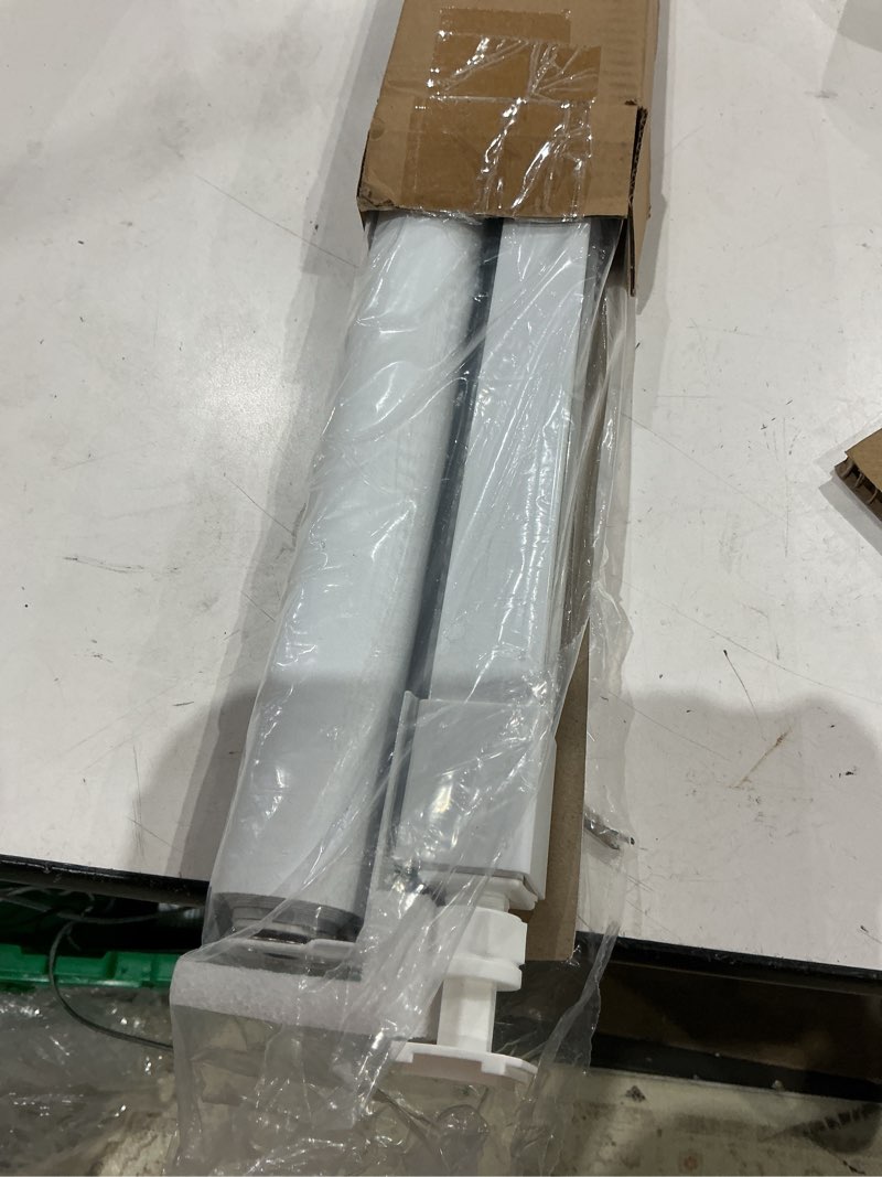 Condition photo showing Good Condition for lazblinds no drill blinds for indoor windows, blackout roller shades, cordless window blackout blinds, thermal insulated fabric uv protection for home and office, 29" w x 48" h, white blackout-white 29" w x 48" h
