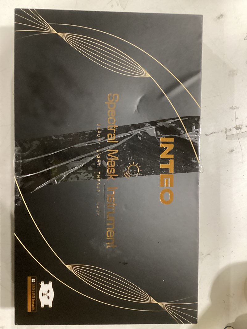 Condition photo showing New/Like New for INTEO Red Light Therapy for Face, 3 Modes Portable Led Face Mask Light Therapy with Remote, Near-inf