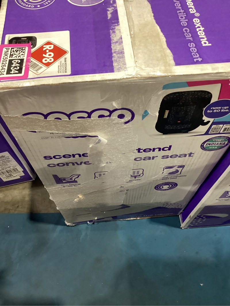 Condition photo showing New/Like New for extend convertible car seat