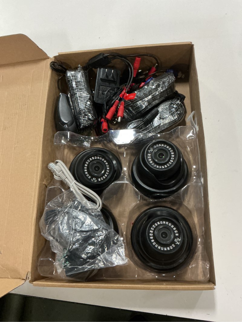 Condition photo showing Good Condition for ZOSI 4 Pack 1080P 1920TVL HD-TVI Dome Security Cameras,Night Vision,2MP Indoor Outdoor Home Surveillance CCTV Camera for 1080P/5MP/4K TVI Analog DVR 1080P Wired-4Cam