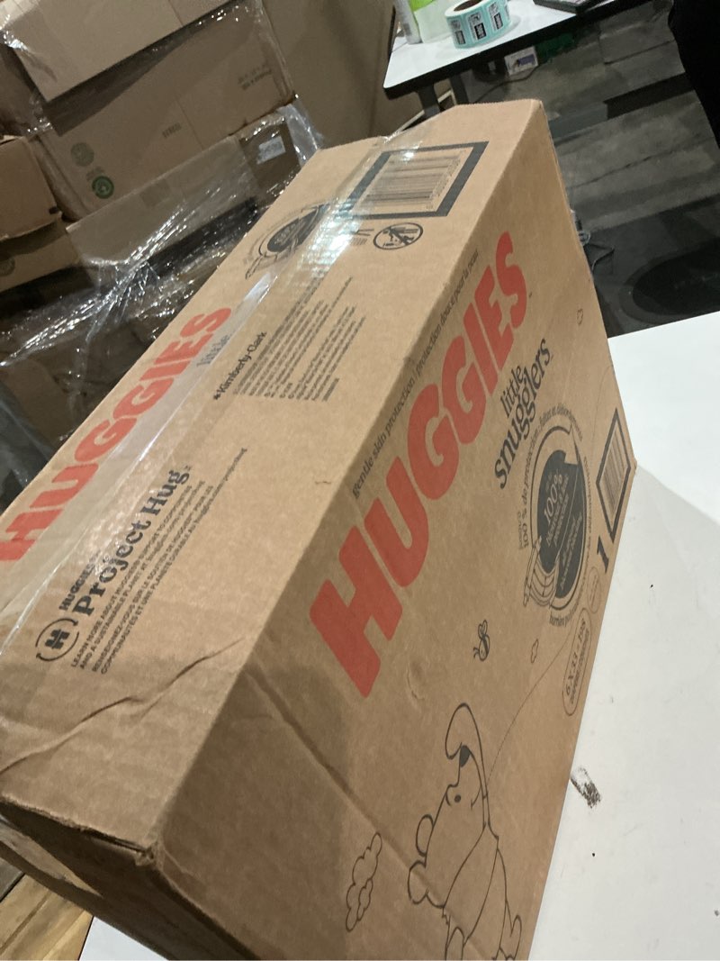 Condition photo showing Good Condition for Huggies Size 1 Diapers, Little Snugglers Diapers, Size 1 (8-14 lbs), 198 Count (6 Packs of 33), Packaging May Vary