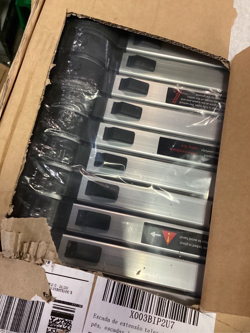 Condition photo showing Good Condition for Telescoping Extension Ladder 14.5 FT, Folding Telescopic Aluminum Ladders, Lightweight Collapsible Ladder Step for RV Roof Attic Home, 330 LB Capacity (14.5 FT)