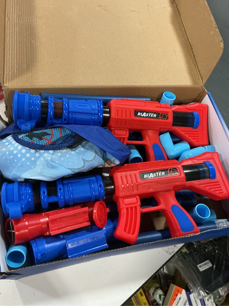 Condition photo showing Good Condition for YEEBAY Shooting Game Toy for Age 6, 7, 8,9,10+ Years Old Kids, Boys - 2pk Air Guns & Shooting Target & 24 Foam Balls - Ideal Gift - Compatible with Toy Guns