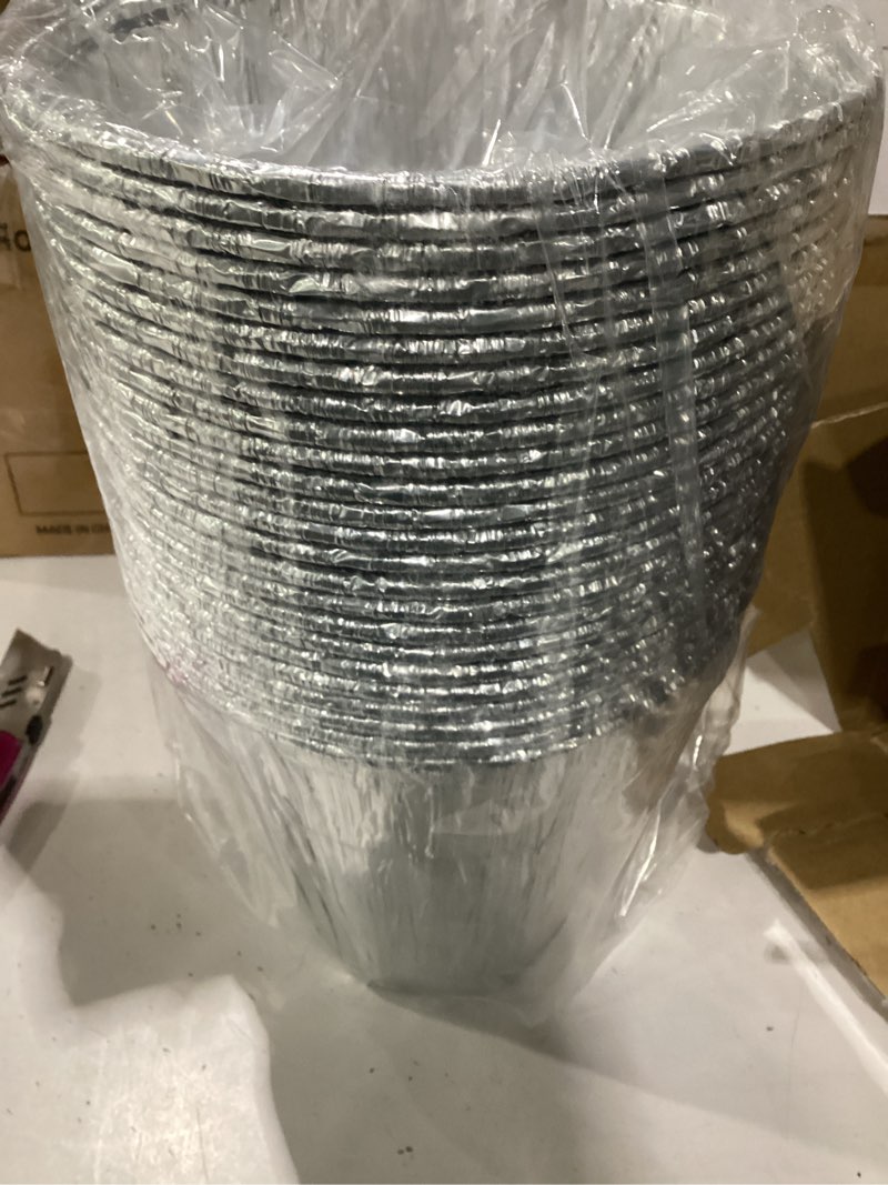 Condition photo showing New/Like New for nupick grease bucket liner compatible for pit boss grills 67292 foil | oklahoma joe's 9518545p06, z grill bucket, recteq large bucket, etc. 6.3” x 6.0”, disposable aluminum, 24 pack