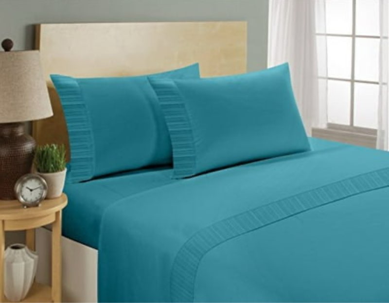 Home Sweet Home London 1800 Series Microfiber Deep Pocket Bed Sheets Set (Twin  xl orange )