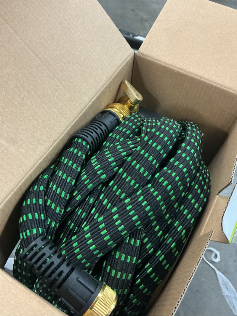 Condition photo showing As Is for flex-able hose flex-able xtreme hose 100ft - kink free, expandable, heavy duty, green