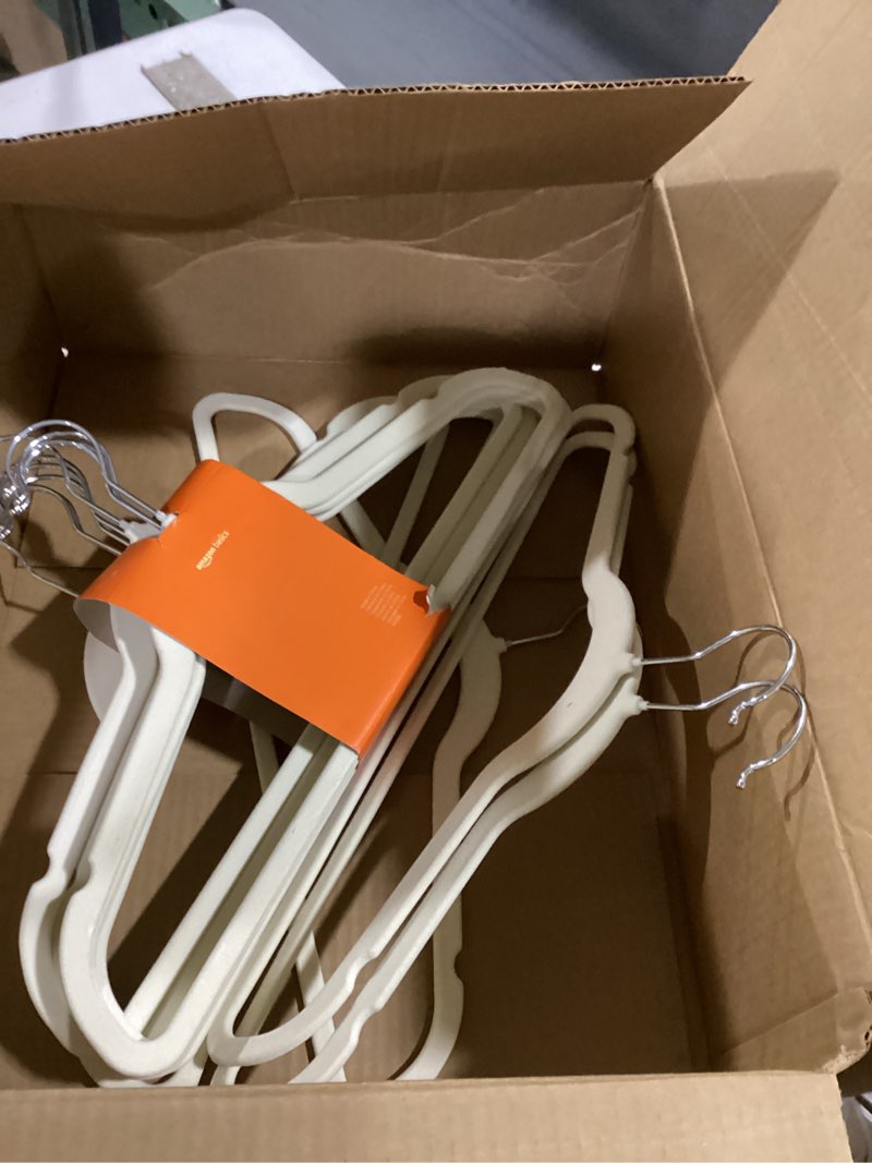 Condition photo showing As Is for **similar to**simplify 10 super slim velvet huggable hangers in ivory