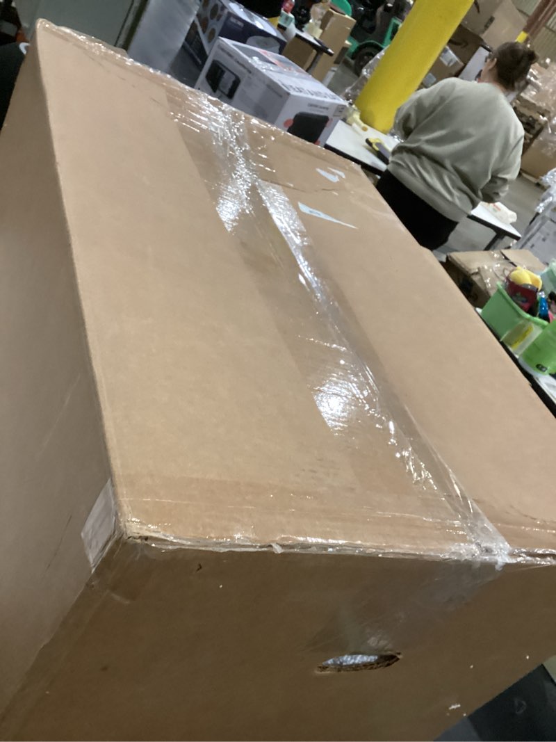 Condition photo showing As Is for KRAUS Quarza 24-inch Granite Drop-In/Undermount Single Bowl White Kitchen Sink, KGD-410BWHITE White 24 Inch Single Bowl