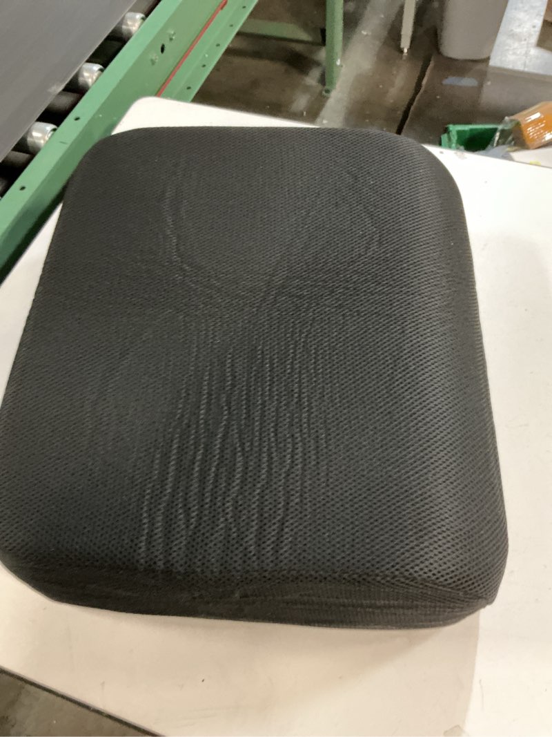 Condition photo showing As Is for MABOZOO Extra Thick Chair Cushions,Office Chair Booster Seat Cushion to Raise Seat Height for Pain Relief,18 x 16 x 6 inch Non Slip Memory Foam Thick Cushion with Carry Handle?Black? Black 18*16*6