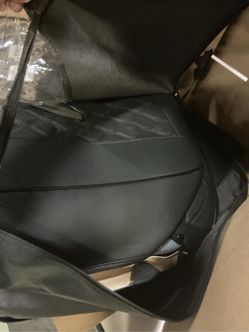 Condition photo showing Good Condition for huidasource for chevy silverado 1500 seat covers, silverado seat covers leather, gmc sierra pickup 1500 2007-2013&2019-2025, 2500hd 3500hd 2020-2025 crew double extended cab(full set/black) black full set 2007-2013&2019-2025 (flat bench)