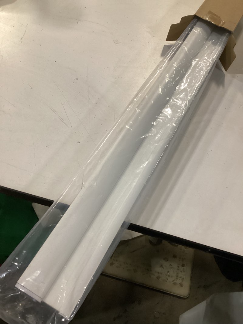 Condition photo showing As Is for Joydeco No Tools No Drill Cordless Cellular Shades, Light Filtering Honeycomb Blinds for Indoor Wind