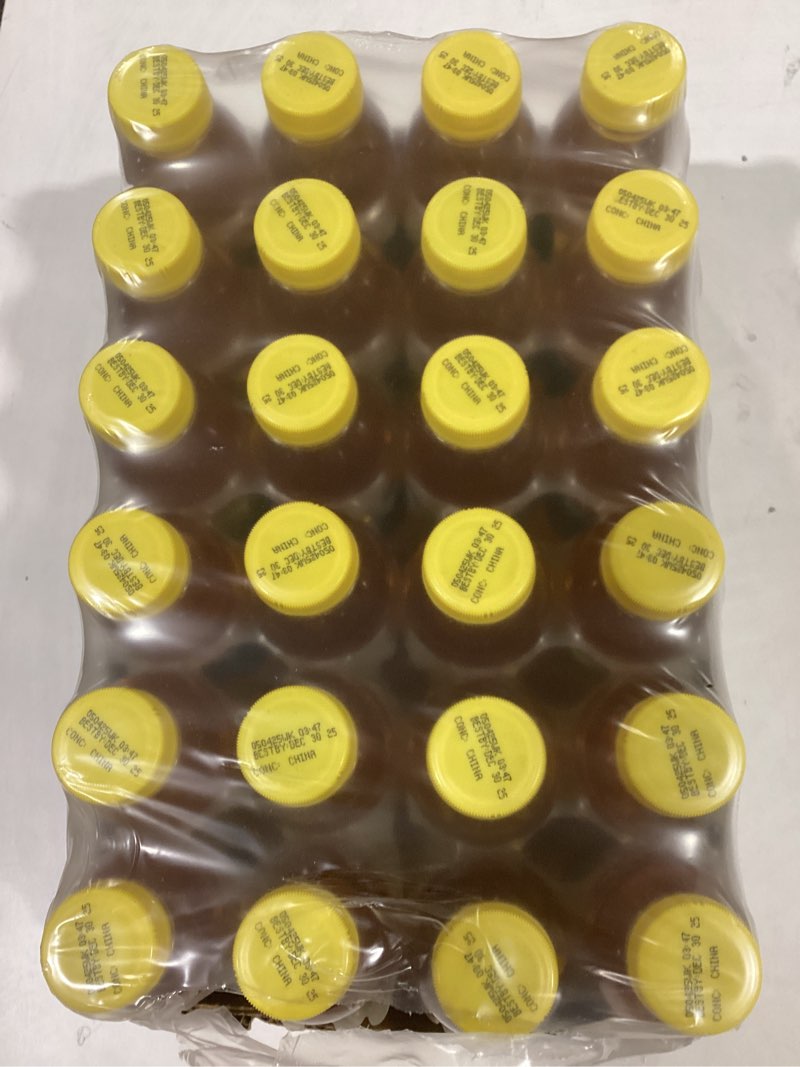 Condition photo showing As Is for Mott's 100% Original Apple Juice, 8 Fl Oz Bottles, 24 Count (4 Packs Of 6), 2 Servings Of Fruit, 100% Fruit Juice, Gluten-free, Caffeine-free, Kosher, Contains No Artificial Colors Or Sweeteners
