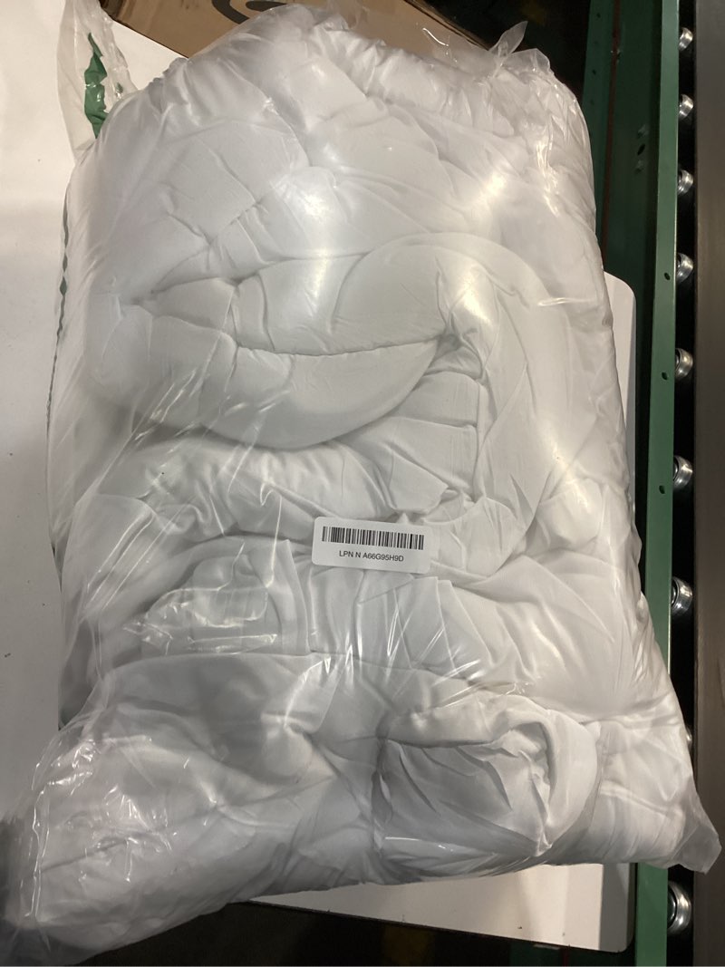 Condition photo showing As Is for COONP Full Mattress Topper, Extra Thick Pillowtop, Cooling Plush Mattress Pad Cover Cotton Top Bed Topper Protector with 8-21 Inch Deep Pocket White Full