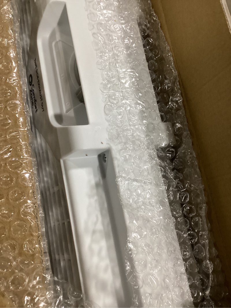 Condition photo showing New/Like New for Comfort Zone 9  Twin Window Fan with Reversible Airflow Control  Auto-Locking Expanders  2 Speed Fan  Dual Fan  Exhaust  Airflow 9.84 ft/sec  Ideal for Home  Kitchen  Bedroom & Office  CZ319WT