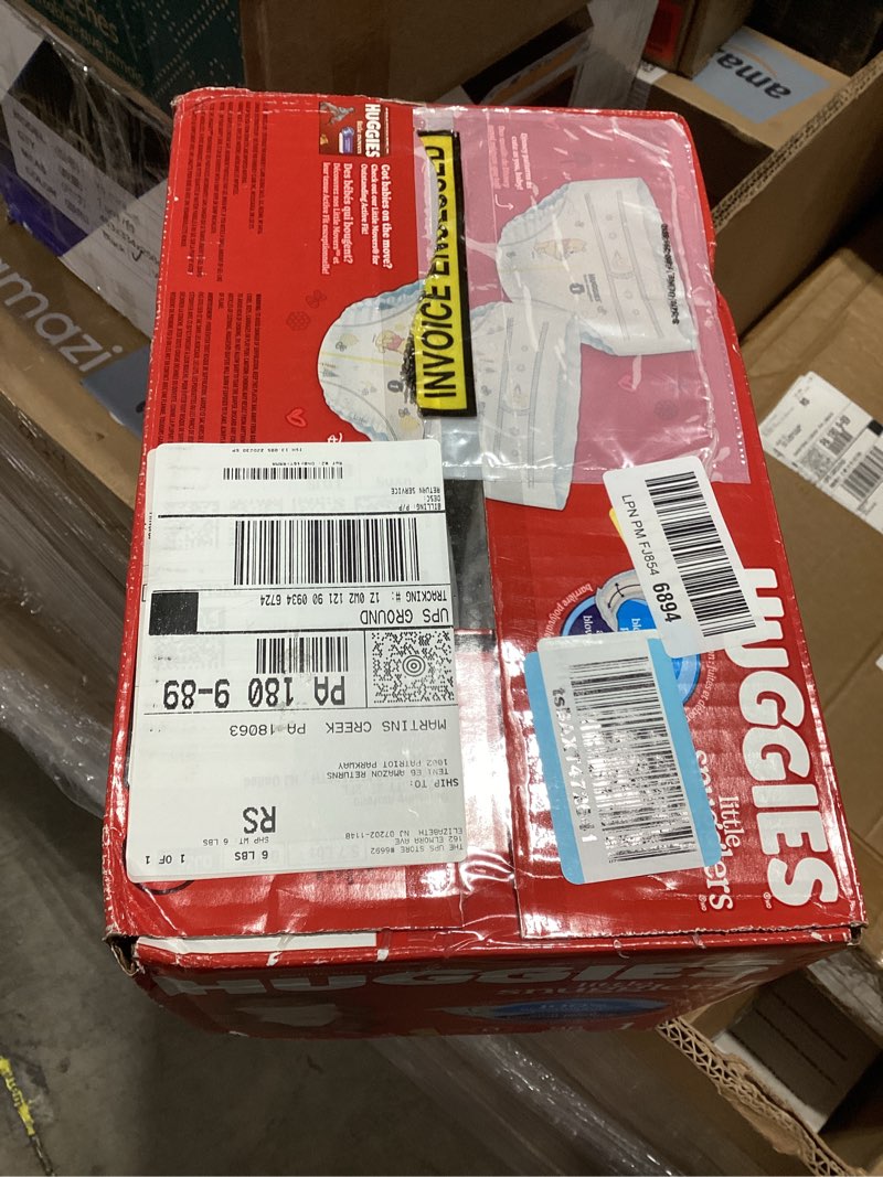 Condition photo showing Good Condition for huggies size 1 diapers, little snugglers baby diapers, size 1 (8-14 lbs), 96 count, packaging may vary size 1 96