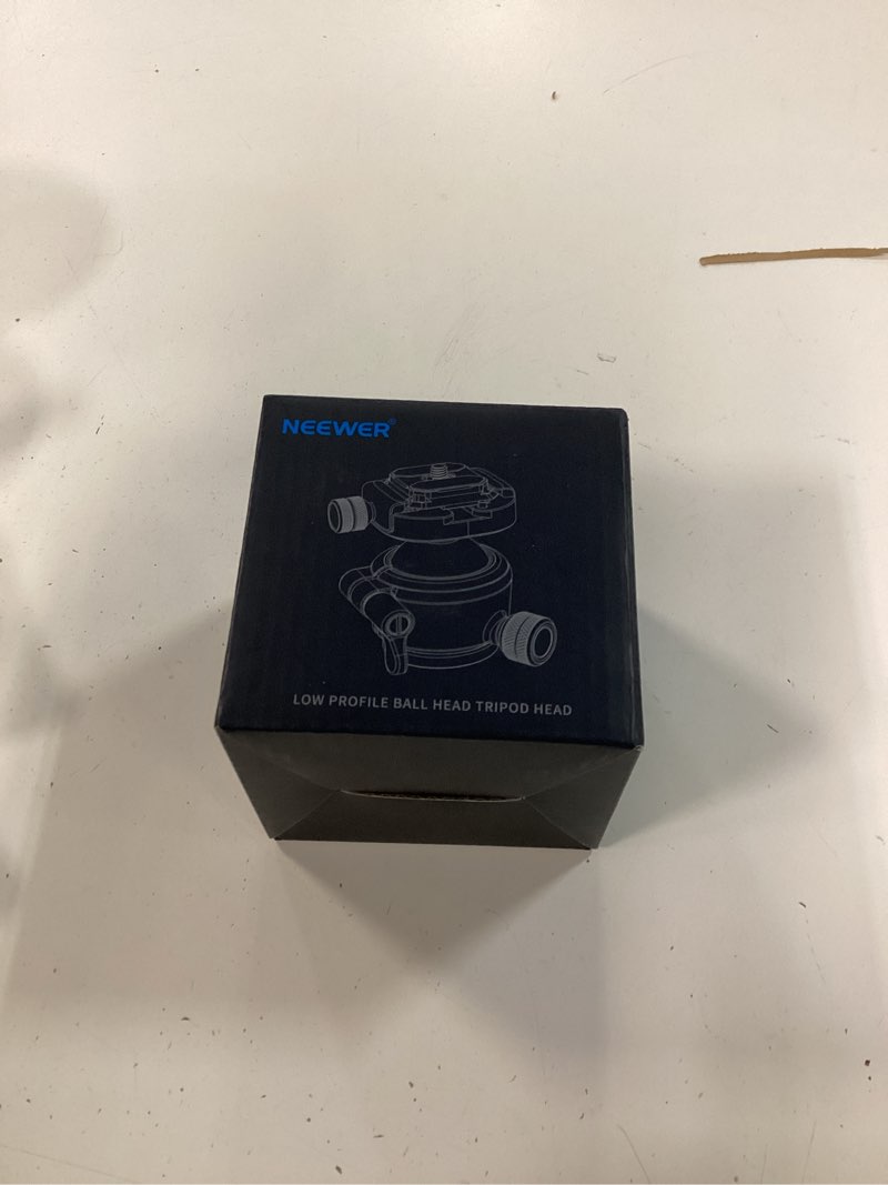 Condition photo showing New/Like New for neewer gm41 low profile tripod ball head, 40mm metal panoramic camera mount adapter with 1/4" arca type qr plate compatible with pd, 360° swivel & 90° tilt, max load 11lb gm41/40mm