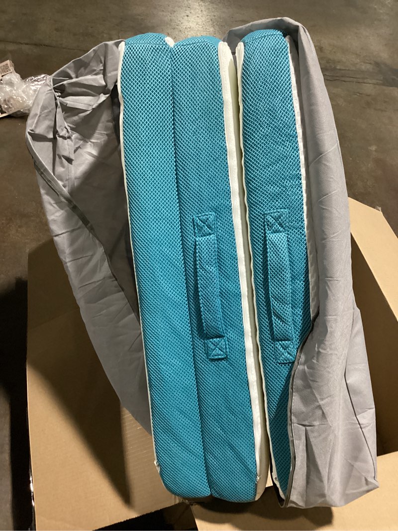 Condition photo showing Good Condition for (similar to)hanherry 4 inch foldable mattress twin size, tri-folding portable memory foam topper floor bed with storage bag, washable cover for travel, camping, rv, guest twin (75 × 38 inch) 4 inch