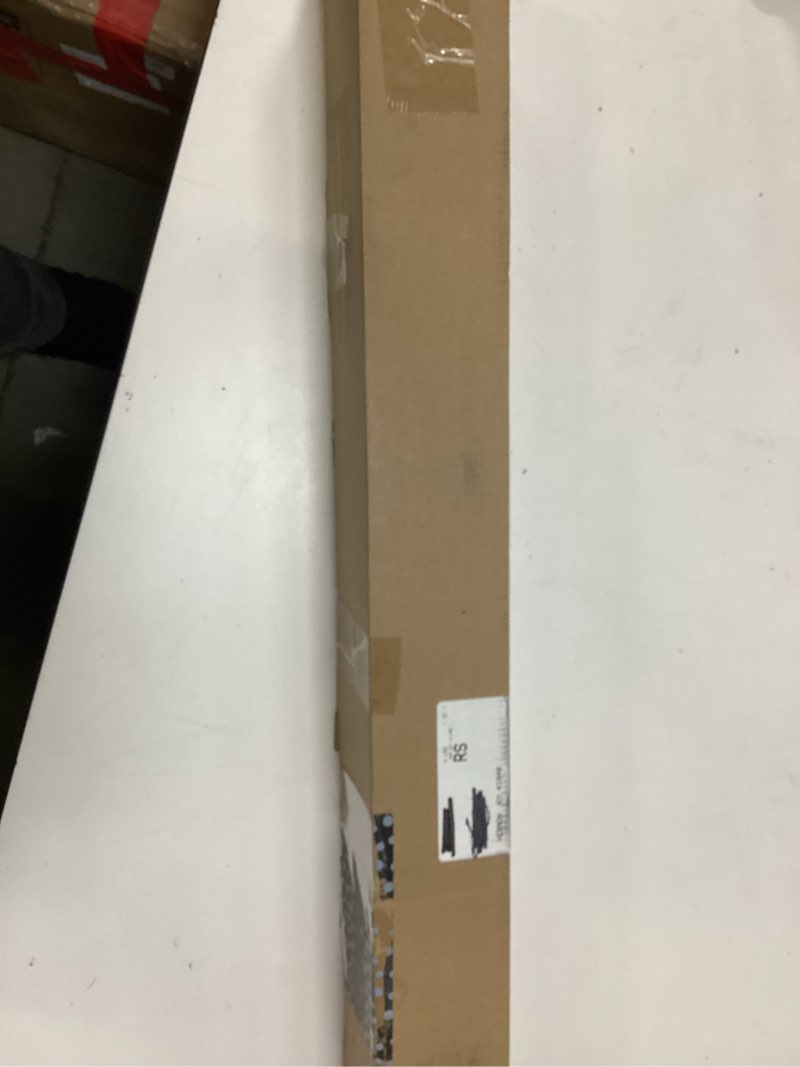 Condition photo showing New/Like New for kamanina 1 inch double curtain rods for windows 36 to 72 inches (3-6 feet), bronze heavy duty double curtain rod, telescoping drapery rod with netted texture finials, fewer rods, easier install antique bronze 36-72"