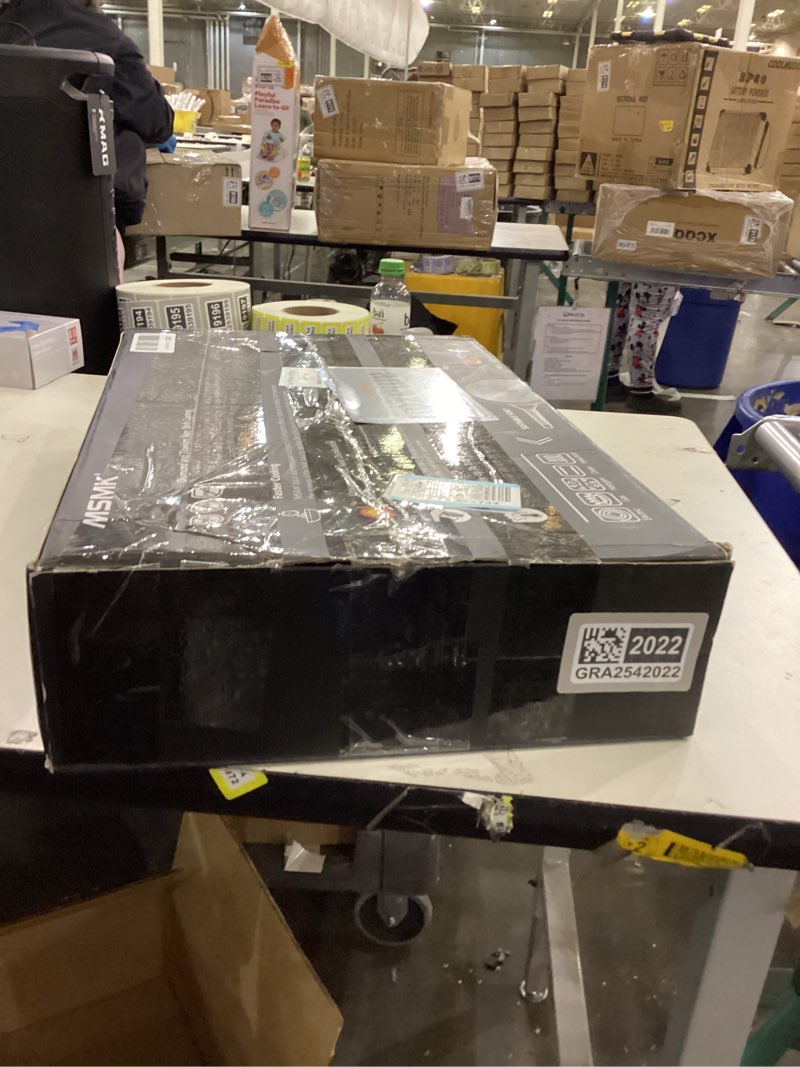 msmk 12 inch nonstick frying pan with lid, titanium and ceramic nonstick skillet with lid, pfoa free