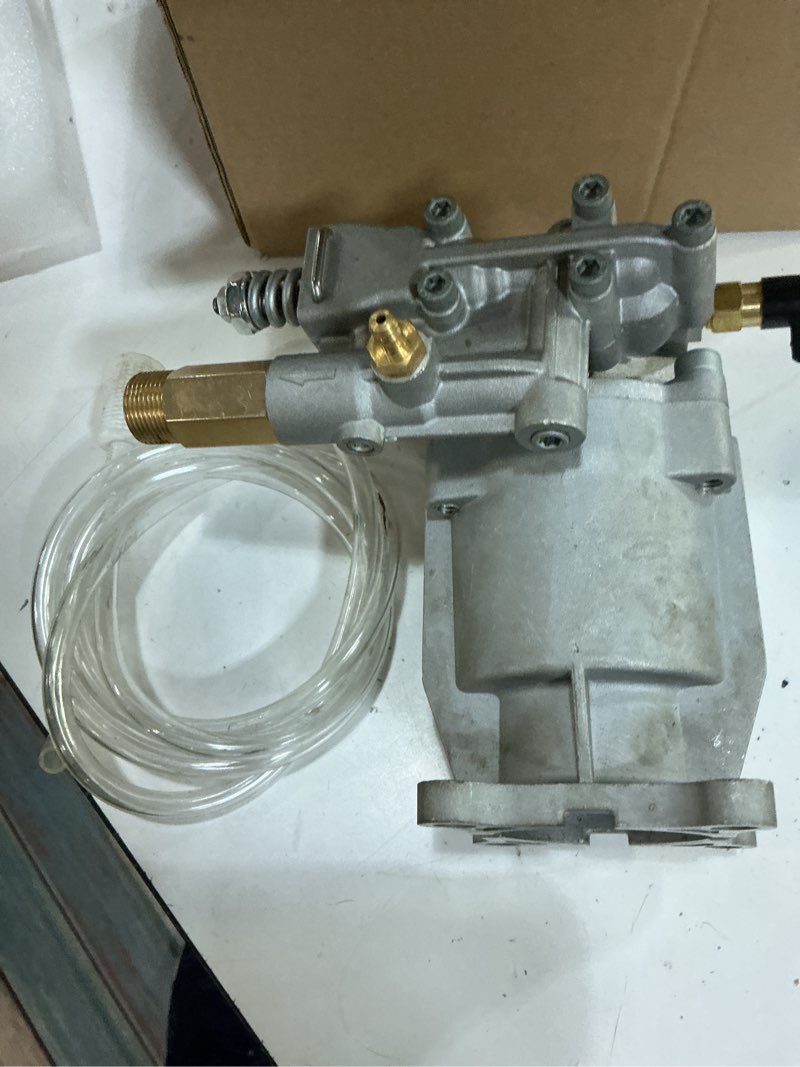 Condition photo showing Good Condition for yamatic 3/4" shaft horizontal pressure washer pump 3200 psi @ 2.5 gpm replacement pump for power washer compatible with homelite, troybilt, simpson, honda gc190 ar rmv 2.5g30 and more 3200psi pump