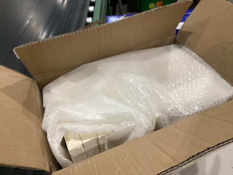 Condition photo showing Good Condition for Fire Bricks, WoodStove Firebricks, 2400F Light Weight High Temperature Insulated Brick Replacement for Wood Stoves,Fireplaces, Kiln and Forging Ovens, Size 9" X 4-1/2" X 1-1/4", 12 Pieces, White Color