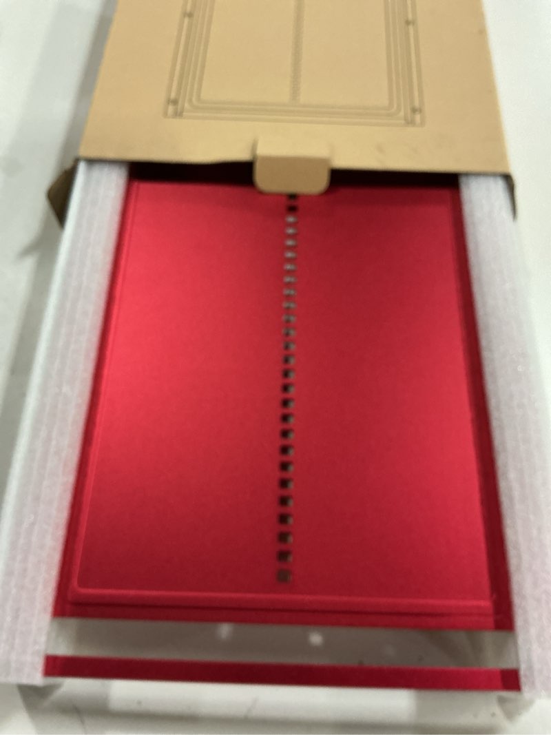 Condition photo showing New/Like New for automatic chicken coop door solar powered, 4 modes automatic chicken door with timer & light sensor, 7w solar charging panel, waterproof aluminum alloy chicken door with led screen (red)