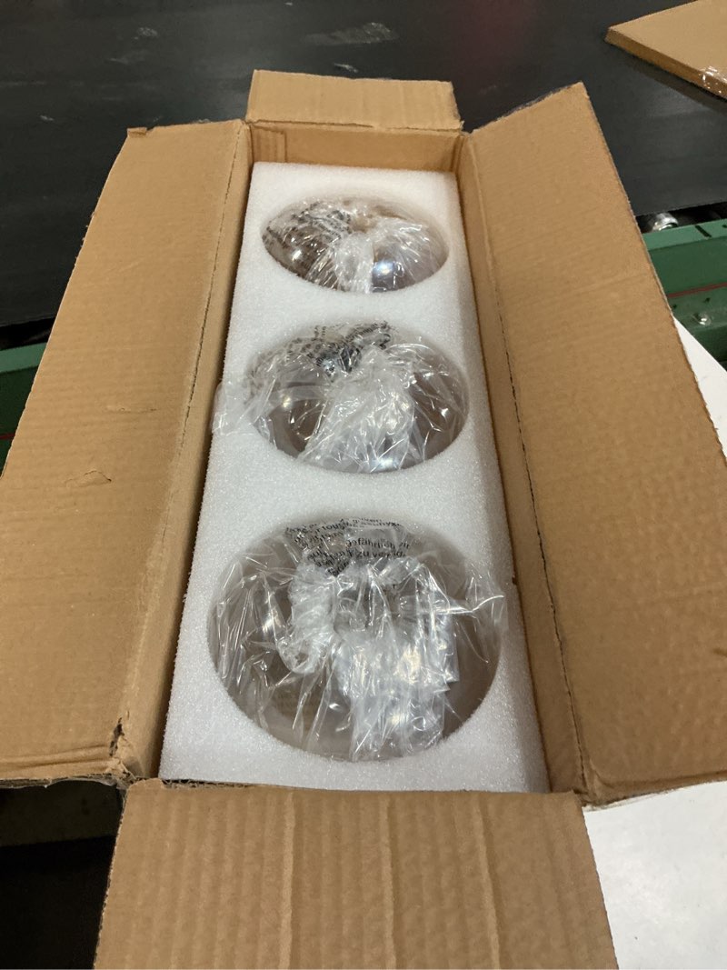 Condition photo showing New/Like New for pendant lights 3 pack,pendant kitchen island light with amber glass shade,gold pendant light adjustable hanging light for dining room,kitchen island,hallway,living room and coffee shop