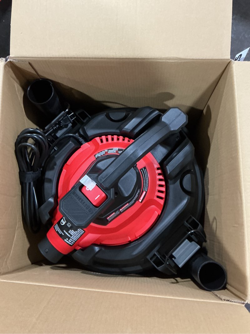 Condition photo showing As Is for CRAFTSMAN CMXEVBE17606 12 Gallon 6.0 Peak HP Wet Dry Vac with Detachable Leaf Blower, Portable Shop Vacuum Wet and Dry with Filter, Dust Bag, Hose and Attachments for Garage, Outdoor Cleaning