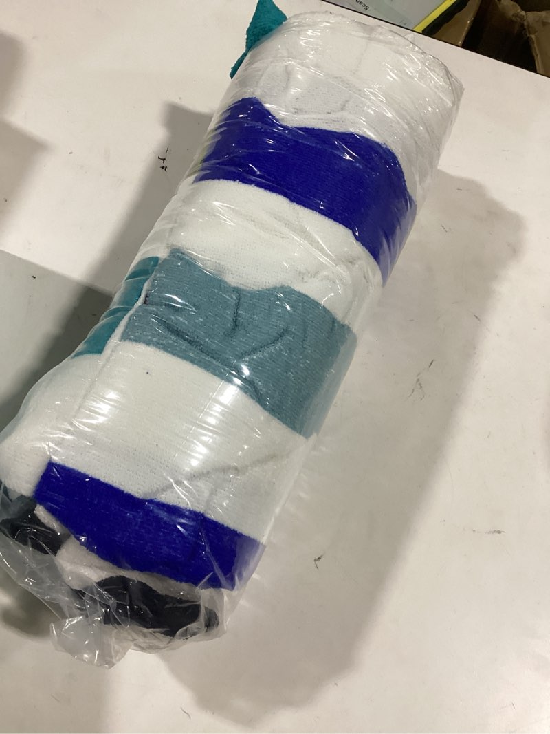 Beach Towel Set-4 Pack 30"x60" Sand Free Stripe Beach Towel for Pool,Bathroom,Soft Absorbent Quick D