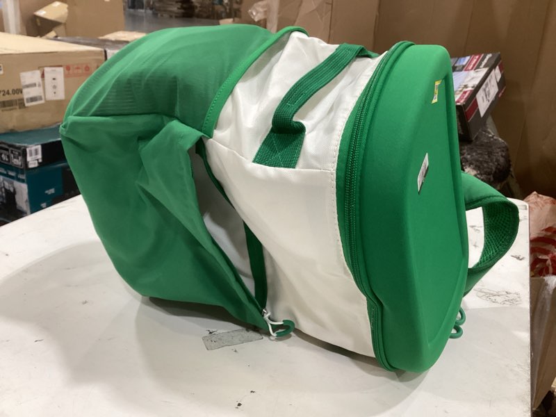 Condition photo showing As Is for sun squad 24 can/20.4 qt backpack cooler in green