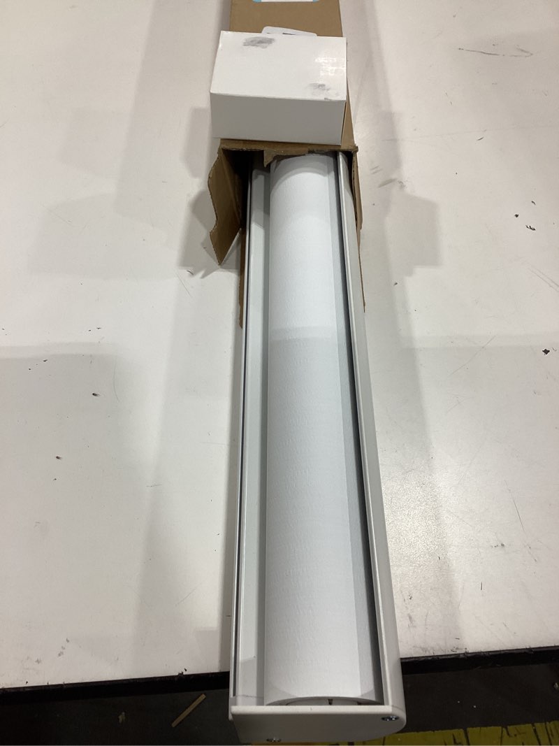 Condition photo showing Good Condition for chrisdowa cordless blackout roller shades for windows, striped free-stop window blinds with privacy, thermal insulated window shades for home, office and door. white, 37" w x 72" h 37"w x 72"h white