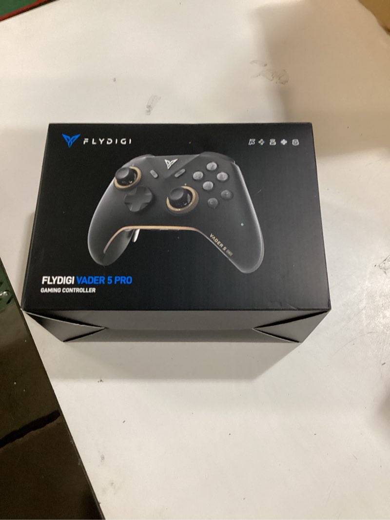 Condition photo showing New/Like New for FLYDIGI Vader 5 Pro PC Controller, FORCEFLEX Joysticks, 3ms Ultra-Low Latency, FORCESWITCH Triggers, 8 Extra Buttons, Triggers & Grips Vibration, 1000mAh Battery, PC/NS/Android/TV