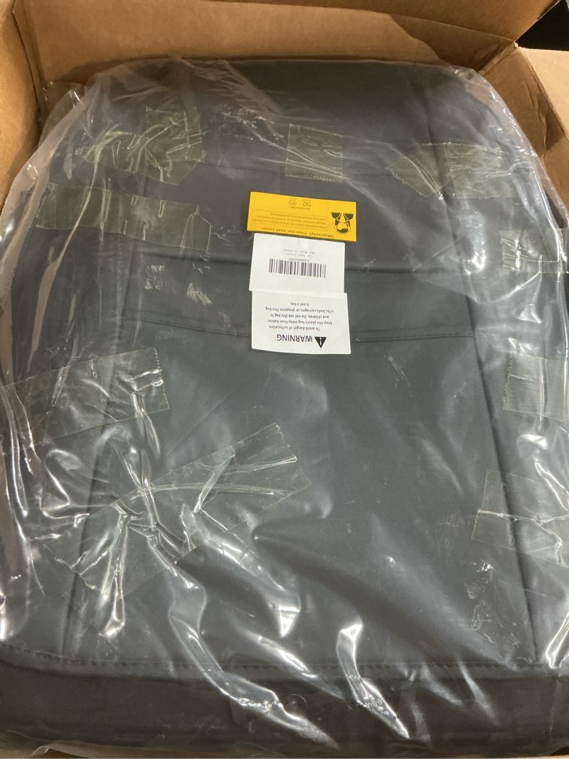 Condition photo showing Good Condition for ttx lighting seat covers fit for toyota tacoma: 2024-2025 2026 truck front pair car seat covers double crew cab faux leather pickup seat cushion protectors(2pcs front, black) #064 black fit 2024-2026 - 2 front seats only