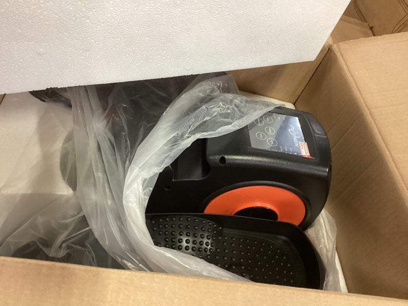 Condition photo showing New/Like New for Under Desk Elliptical Machine, Electric Elliptical Leg Exerciser for Seniors with 12 Adjustable 