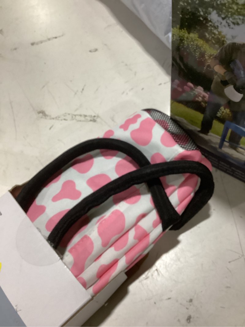 Condition photo showing As Is for coobiiya lunch bag women, lunch box for women adult men, small leak-proof cute lunch tote large capacity reusable insulated cooler lunch container for work/office/picnic/travel-pink cow pink cow a-regular