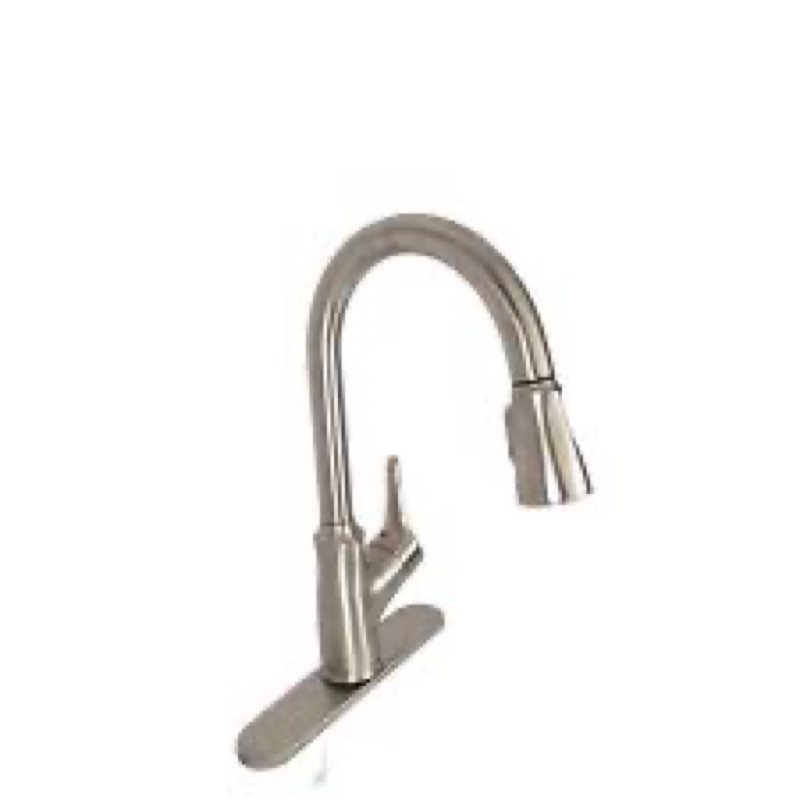 Empire faucets sl2000n-a brushed nickel single lever handle kitchen faucet