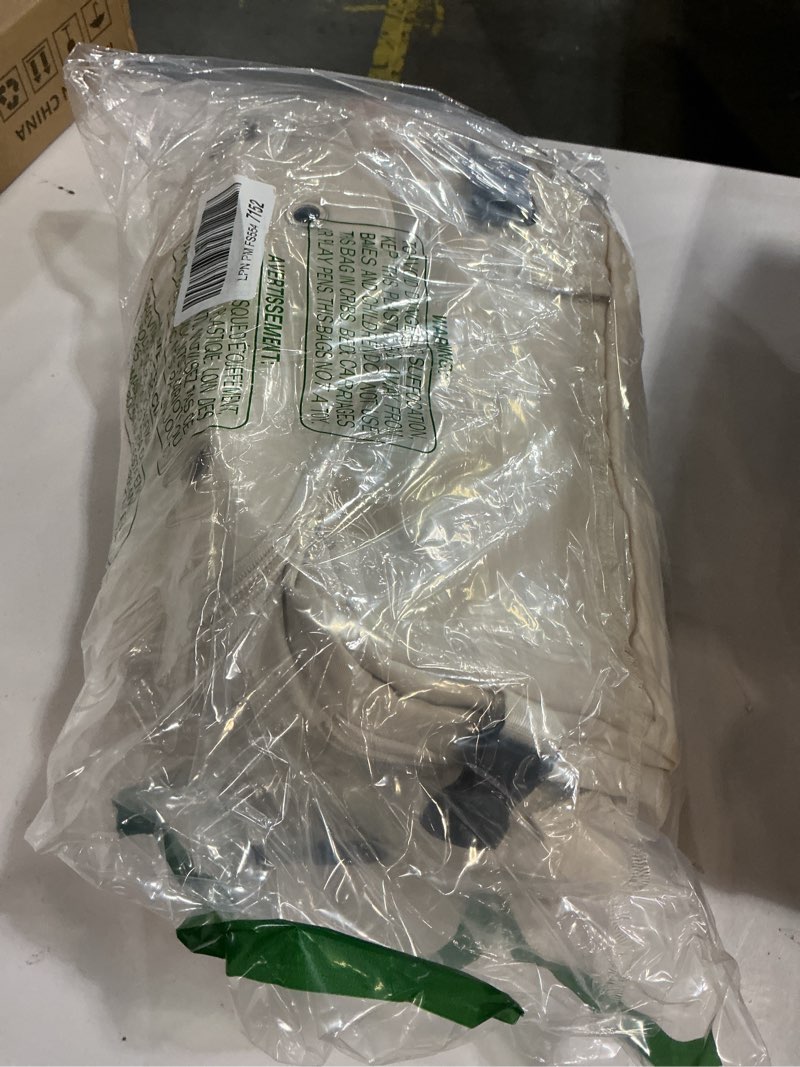 Condition photo showing Good Condition for coowoz Large Travel Backpack For Women Men,Carry On Backpack,Hiking Backpack Waterproof Outdoor Sports Rucksack Casual Daypack travel essentials?Off White Thin Material? Large Off-white