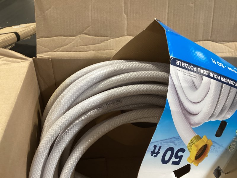 Condition photo showing Good Condition for camco tastepure 50-ft rv drinking water hose - contains no lead, no bpa & no phthalate - features diamond-hatch reinforced pvc design - 5/8” inside diameter, made in the usa (22793) 5/8-inch id 50-foot