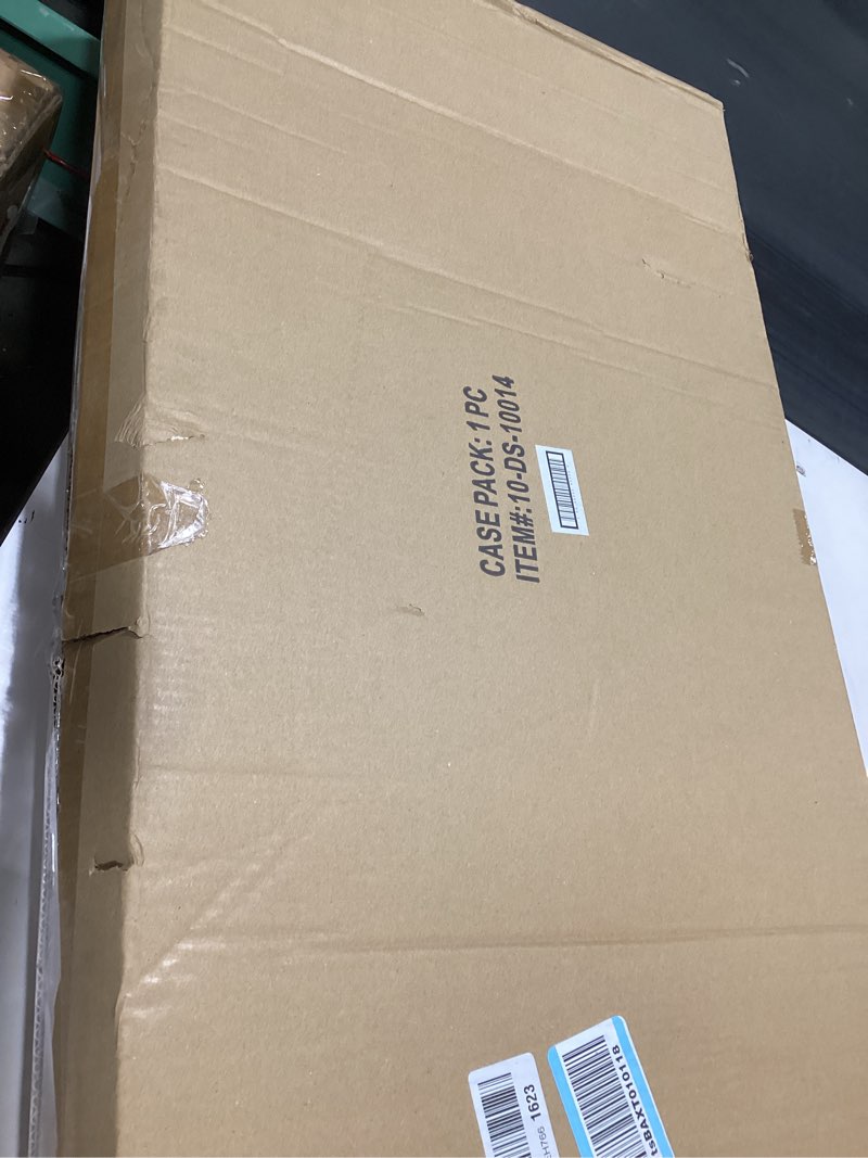 Condition photo showing Good Condition for Gallery Solutions - Black Wall-Mounted - Curio & Shot Glass Display Case - 17"x32" Glass Door - Bar Accessories - Collectible - Miniature Glassware - Bar Accessories Black 17" x 32"