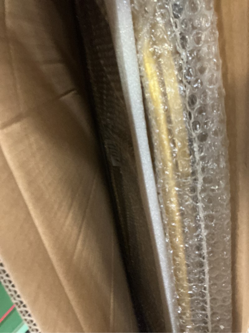 Condition photo showing New/Like New for Crofy Foldable 4 Tier Corner Shelf, Metal Corner Plant Stand with Gold Frame and Gold Shelves, Corne