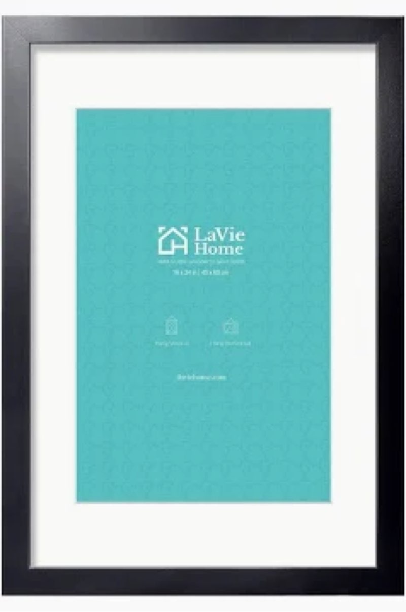 lavie home 16x24 black picture frames 1 pack