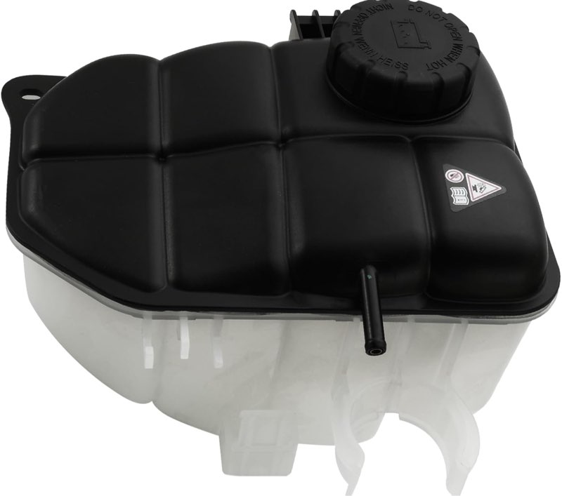 603-284 Coolant Reservoir Tank with Cap For 2001-2009 Mercedes Benz C230 C240 C320 C280 C350 C32 C55 CLK320 CLK350 CLK500 CLK55 CLK500 CLK55 CLK63 C200 AMG, 603284 2035000049 210501061564