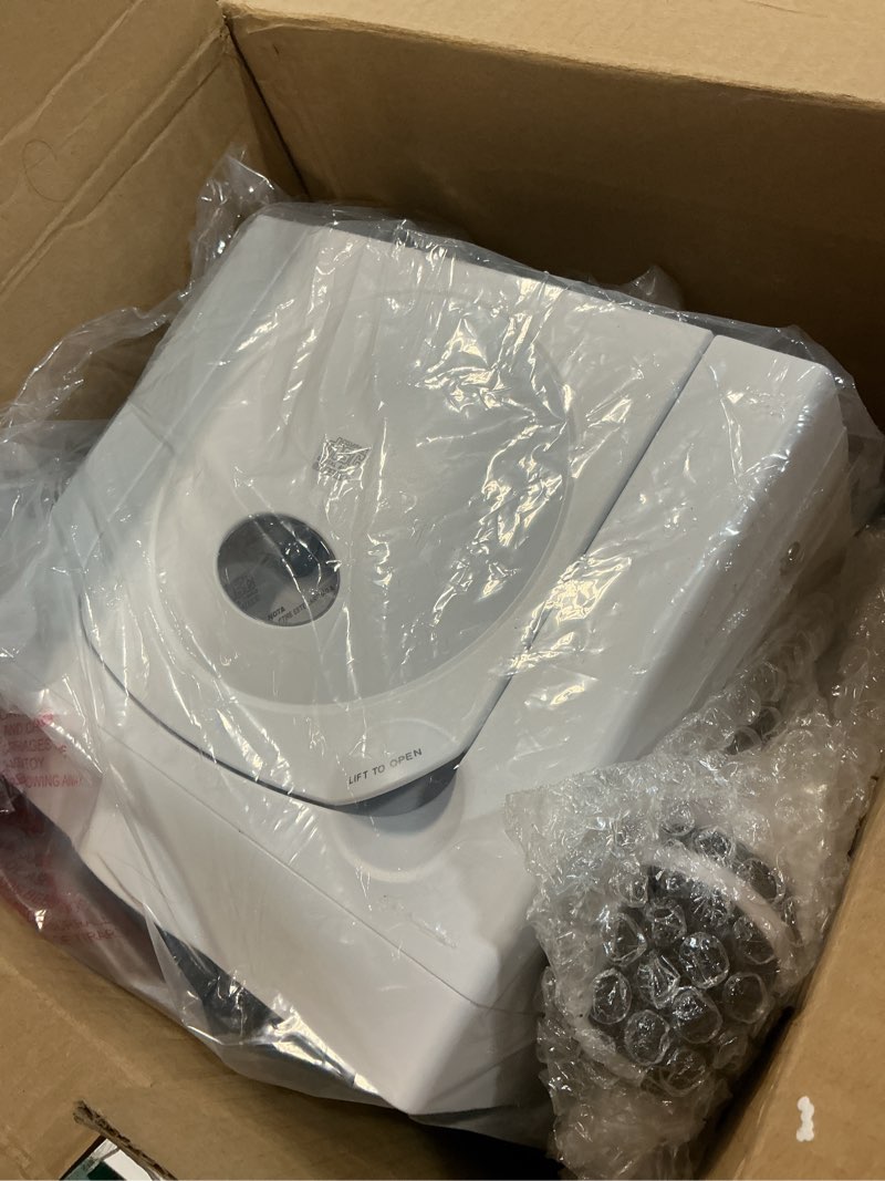 Condition photo showing Good Condition for singing machine portable karaoke machine for adults & kids with wired microphone, white - built-in speaker, bluetooth with led disco lights - karaoke system with cd+g player & usb connectivity white home karaoke