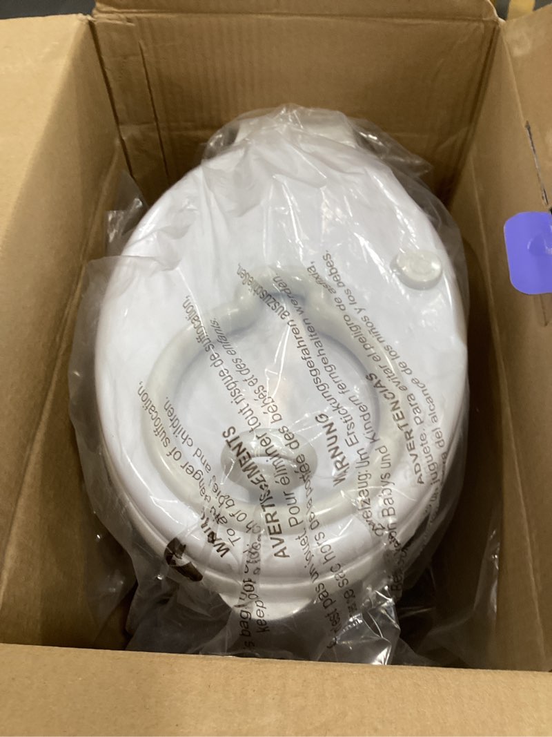 Condition photo showing Good Condition for ubbi steel diaper pail, odor locking, no special bag required, award-winning, registry must-have, white