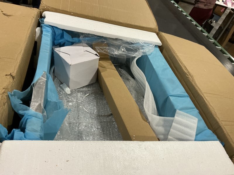 Condition photo showing As Is for (Similar to stock photo) KRAUS Standart Pro 30 -inch Undermount Single Bowl 16 Gauge Stainless Steel Kitchen Sink, KHU100-30