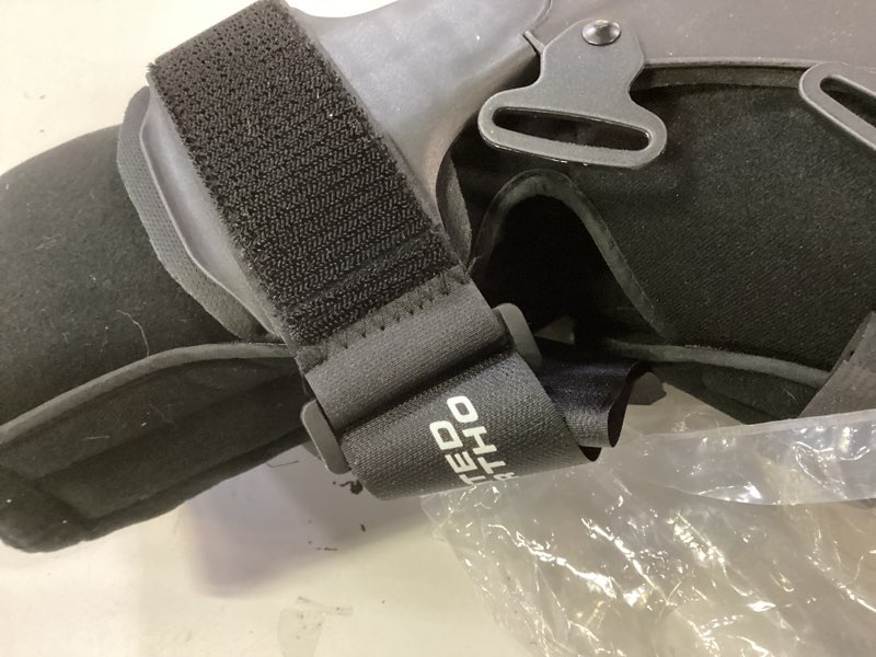 Condition photo showing Good Condition for united ortho short air cam walker fracture boot, small, black black small boot