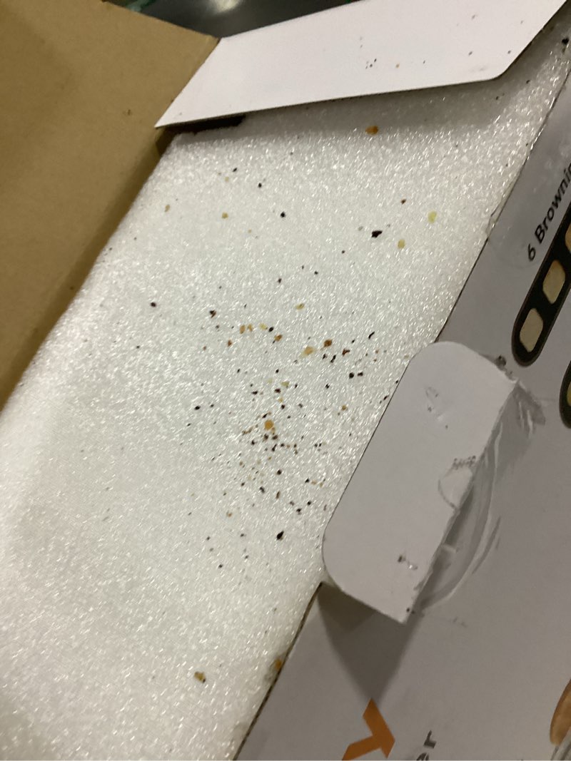 Condition photo showing As Is for Mecity 4 Slice Toaster with Touch Screen Control, 4 Wide Slots, Stainless Steel Smart Bread Toaster for Bagels, Muffins, Waffles, Dual Control Panel, Timer, Defrost, Reheat, 120V 1650W