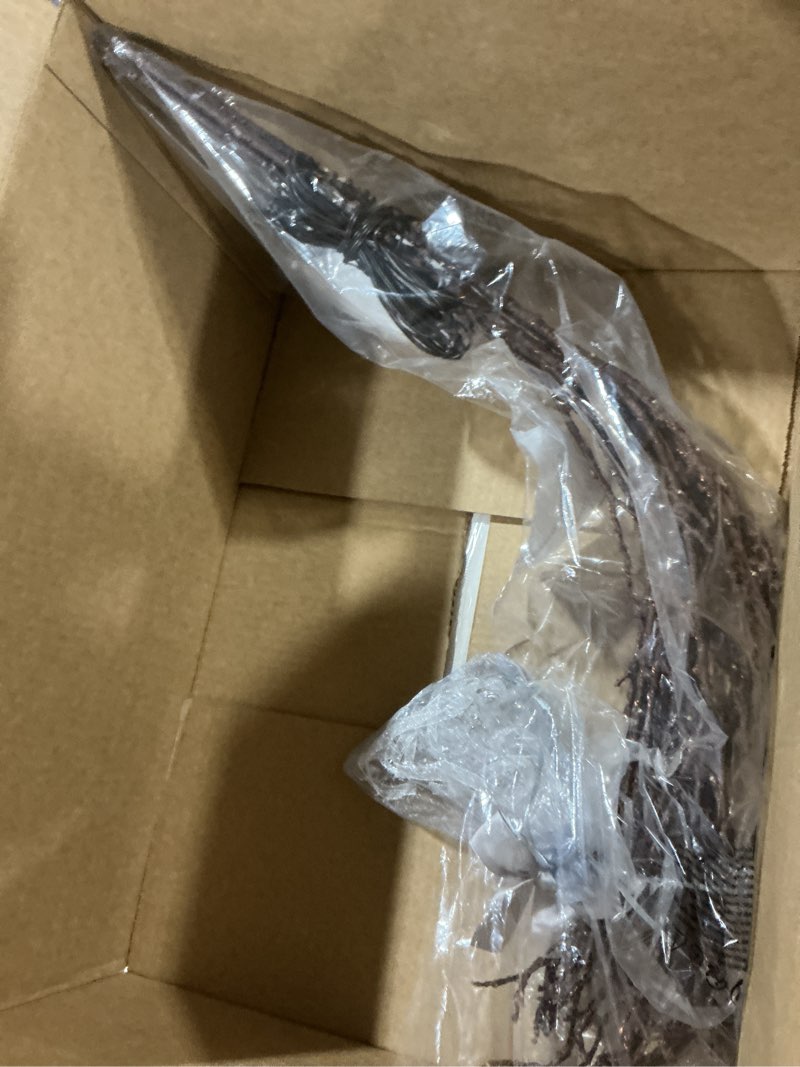 Condition photo showing As Is for LITBLOOM Lighted Brown Willow Branches 200 Fairy Lights 32IN Plug in with Timer and Dimmer, Tree Branch with Lights for Home Holiday Christmas Decoration 200L Brown