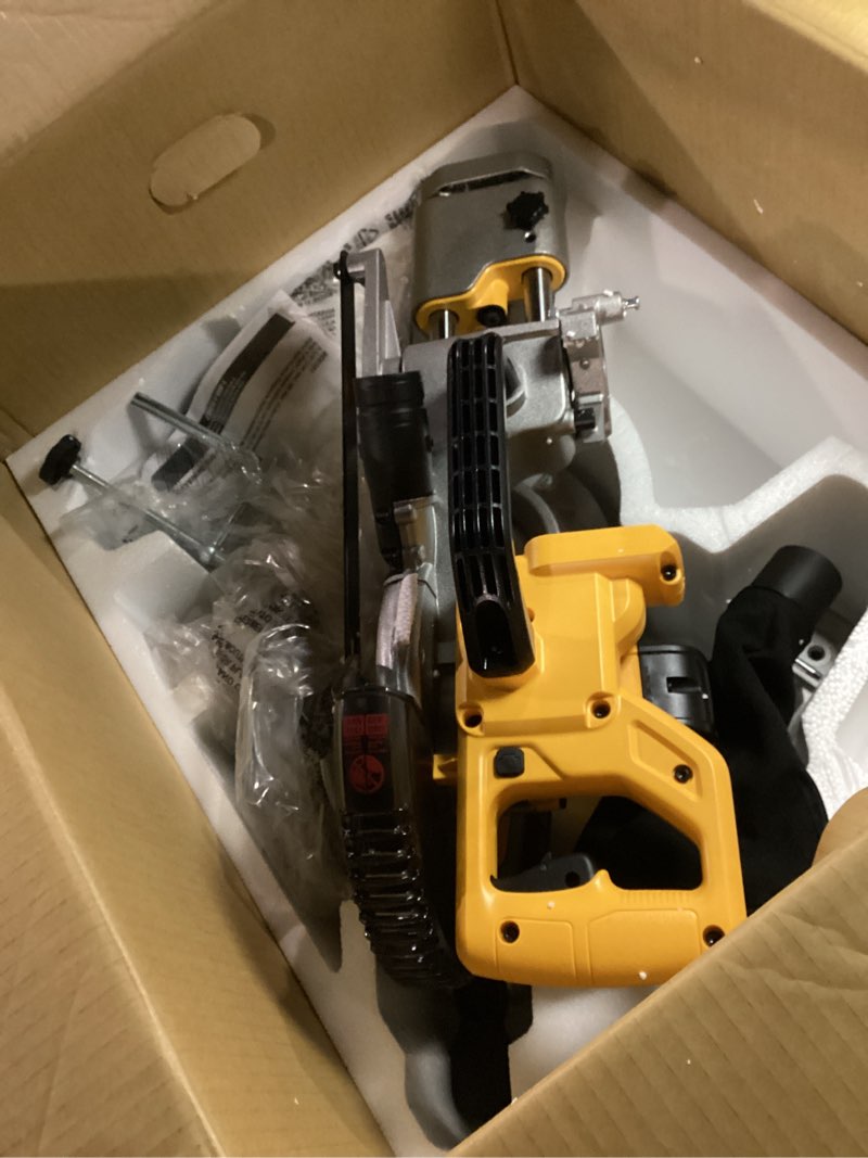 Condition photo showing Good Condition for DEWALT 20V MAX 7-1/4-Inch Miter Saw, Tool Only, Cordless (DCS361B) Miter Saw Only