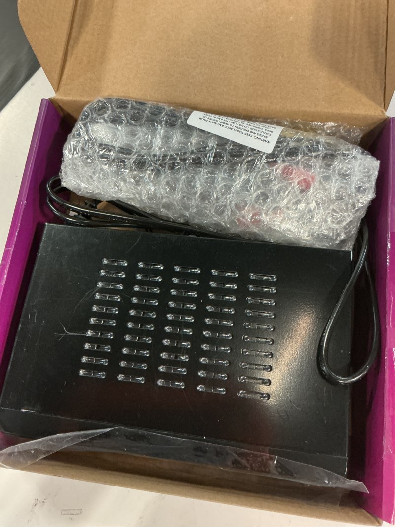 Condition photo showing As Is for core innovations ctcb105 over the air digital tv converter & dvr box